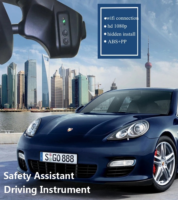 Plusobd Wifi Car Camera Black Box For Porsche Panamera Cayenne Plusobd Wifi Car Camera Black Box For Porsche Panamera Cayenne Macan Boxster 911 1080p No Screen Phone Control Styling