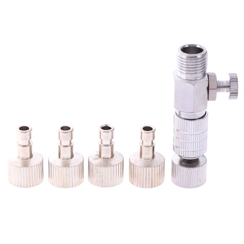 1pc Model airbrush quick plug connector Airbrush quick release coupling disconnect adapter with 1/8" plug fitting part