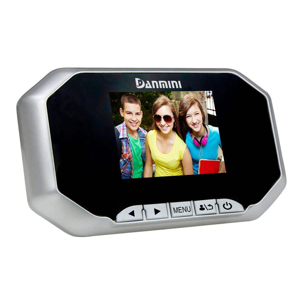 3," дюймовый умный дверной глазок видео запись DAMINI 2.0MP HD lcd Цифровая Фото FIFO камера дверной глазок не беспокоить дверной Звонок