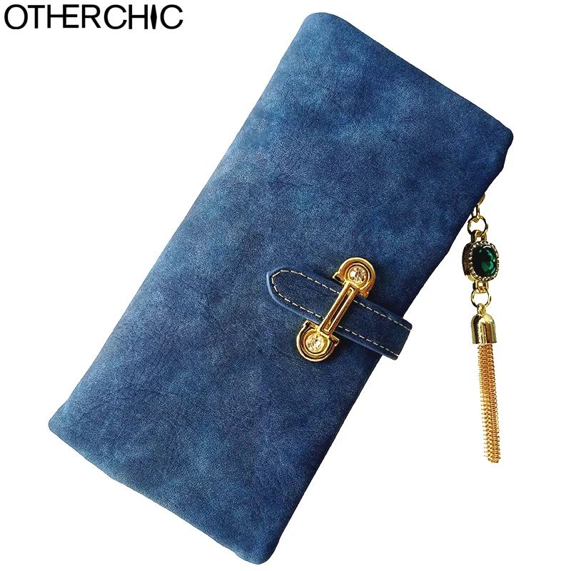 OTHERCHIC Женщины Кошельки Повседневная Бумажник Портмоне Молнии Portefeuille Femme