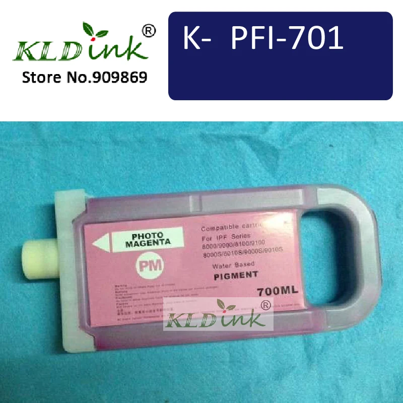 

PFI-701PM Photo Magenta Ink Cartridge ( PFI701 0905B001 Ink) Compatible with imagePROGRAF iPF800S / iPF9000S printer