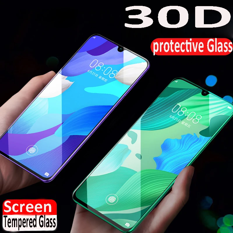 30D полное покрытие защитное стекло для huawei P30 Pro P20 Lite Nova 5 протектор экрана