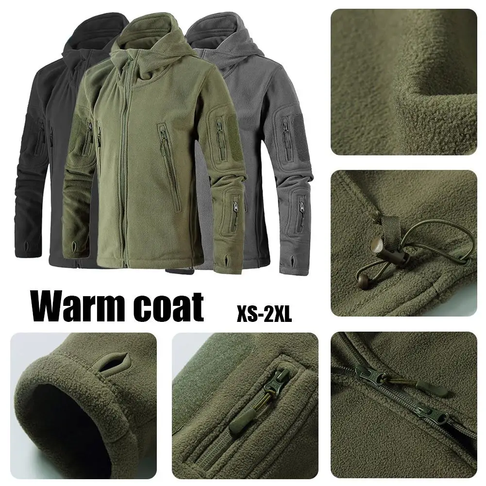 

Neutral Outdoor Thicken Warm Coat Fleece Jacket Hiking Mountaineering Jacket 3 Color