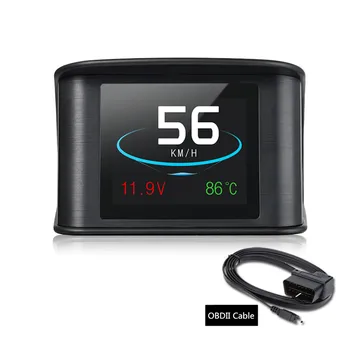 

P10/T600 OBD OBD2 HUD Automobile Trip On-board Computer Car Digital GPS Driving Computer Display Speedometer Voltage Gauge HUD