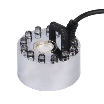 

Wholesale Dropship New 12 LED Colorful Light Ultrasonic Mist Maker Fogger Purify Water Fountain Pond