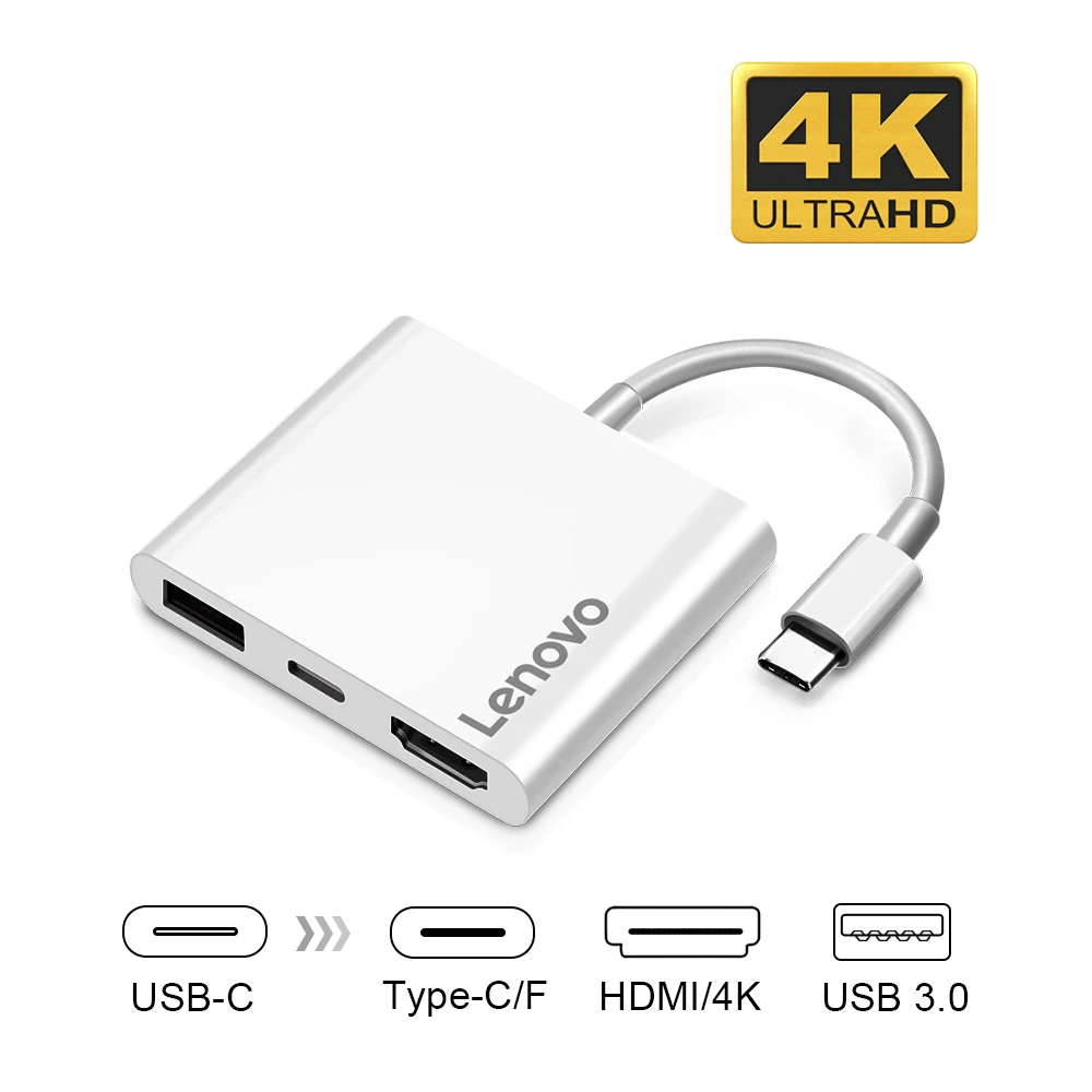 USB C концентратор HDMI адаптер для Macbook Pro, lenovo usb type C концентратор к Hdmi 4 K USB 3,0 порт с USB-C доставкой питания