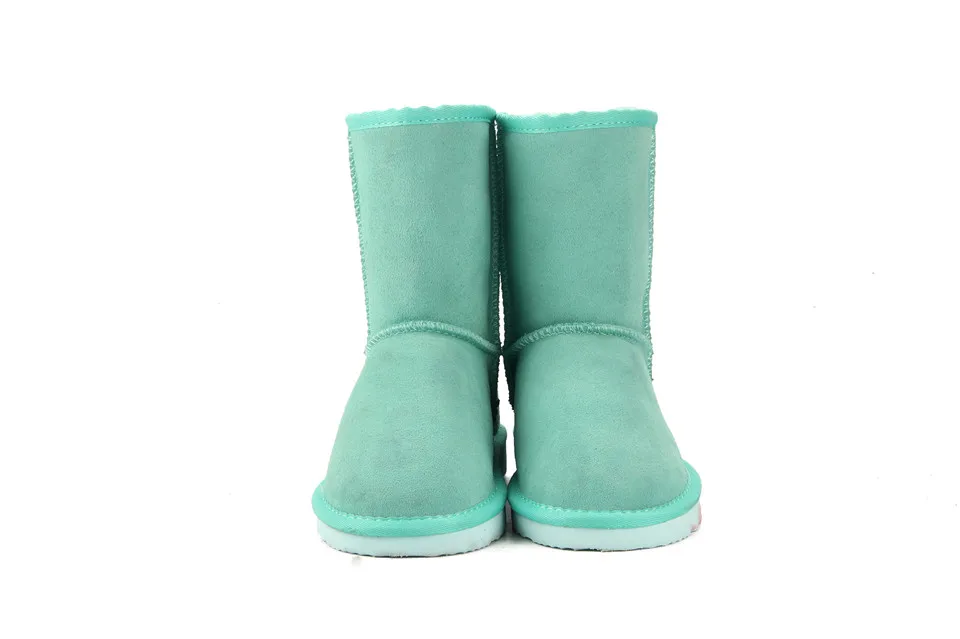 HABUCKN/Классические непромокаемые зимние сапоги из натуральной яловой кожи, шерстяные женские сапоги, теплая зимняя обувь для женщин, большие размеры 34-44