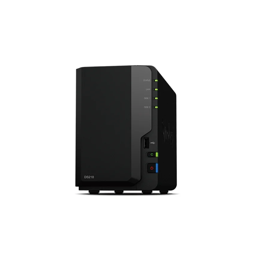 

Synology DiskStation DS218, HDD, SSD, 24 TB, Serial ATA, Serial ATA II, Serial ATA III, 2.5,3.5", 0, 1, JBOD, FAT,HFS+,NTFS
