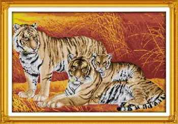 

Heaven Father Earth Mother Printed Canvas DMC Counted Chinese Cross Stitch Kits printed Cross-stitch set Embroidery Needlework