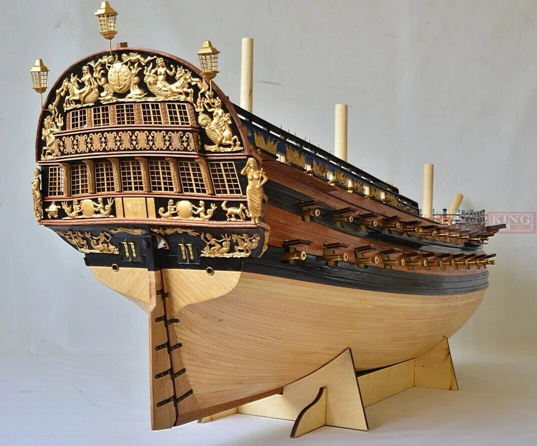 Версия флагманского корабля Петра I ingermanland 1715l 1/50 весов парусный деревянный военный корабль