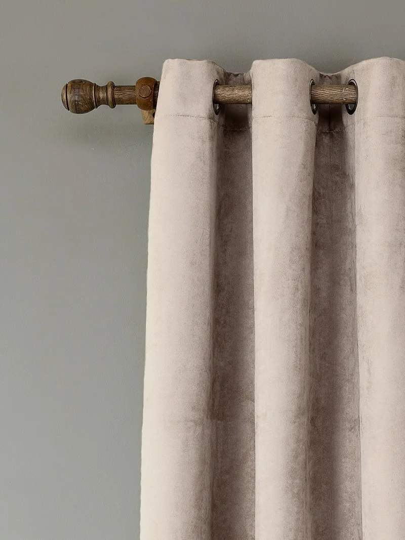 Junwell, искусственная замша, ткань, панель, занавески s для гостиной, полузатемненные занавески для спальни, занавески, Пробивка, верхний процесс