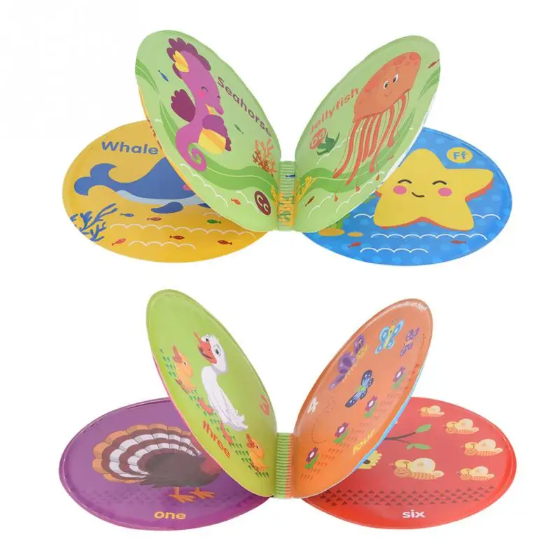 

Baby Shower Bath Books Bathroom Waterproof Cartoon Books Early Educational Games Toy Christmas Birthday Gifts for Kids Children