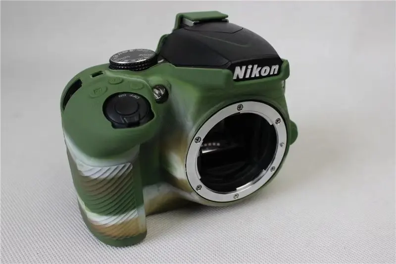 Мягкая силиконовая резина Камера тела защитный чехол кожи для Nikon D3400 Камера сумка