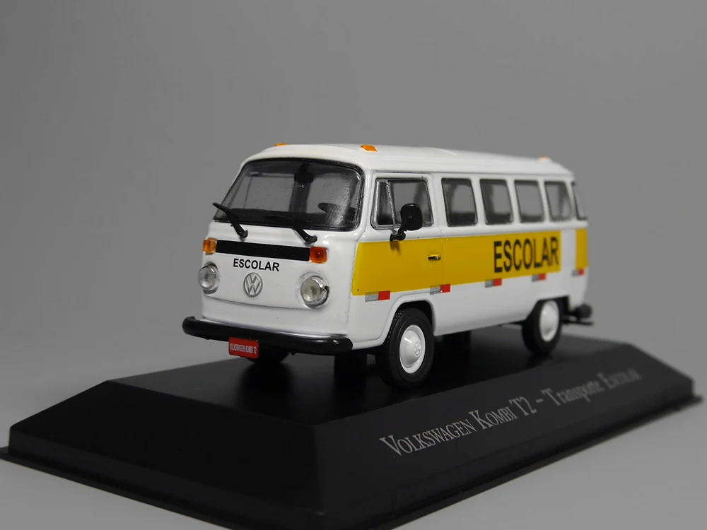 Авто ИНН-ixo 1:43 Volkswagen Kombi T2 транспортный Эсколар литой модельный автомобиль