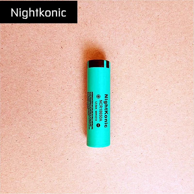 

Original NIGHTKONIC 1 PCS/LOT 3.7V 2000mAh Li-ion 18650 Rechargeable battery for power bank flashlight E-Cigarette battey GREEN