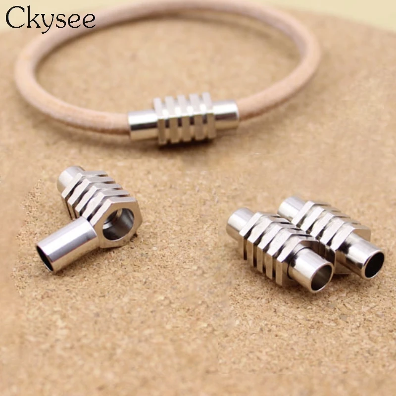 Ckysee 10pcs/lot Round Clasps 6mm For Necklace Bracelet