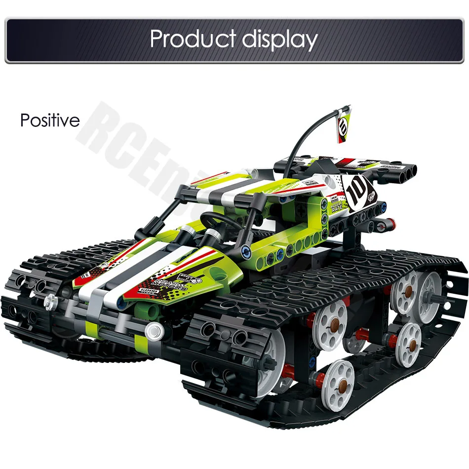 Technic RC Гусеничный гонщик Автомобильный Электрический двигатель с функцией питания совместимый Technic городской строительный блок кирпичи модель игрушки для мальчиков