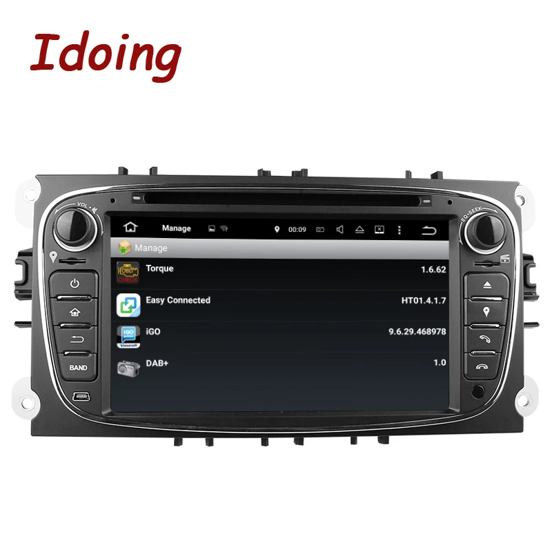 Excellent Idoing Steering-Wheel 2Din For Ford Focus Mondeo s-max Android 7.1 Car DVD Multimedia Video Player Quad Core Device Stereo WIFI 3 Excellent Idoing Steering-Wheel 2Din For Ford Focus Mondeo s-max Android 7.1 Car DVD Multimedia Video Player Quad Core Device Stereo WIFI 3