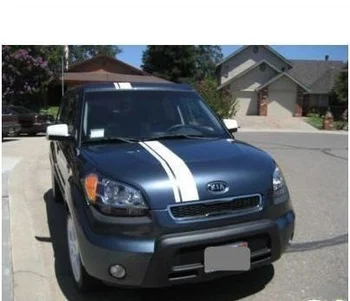 

For Kia Soul OFFSET Rally Stripe Stripes Decals Graphics Car styling