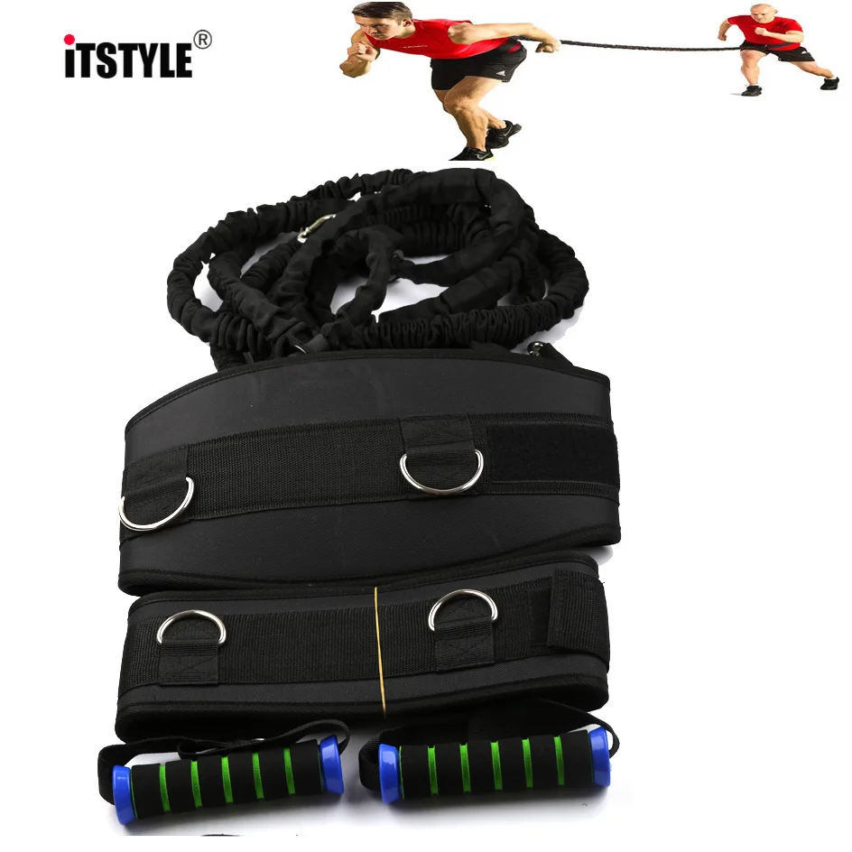 

ITSTYLE Waist Resistance Bands Latex Athletics Training Fitness Running Pull Rope