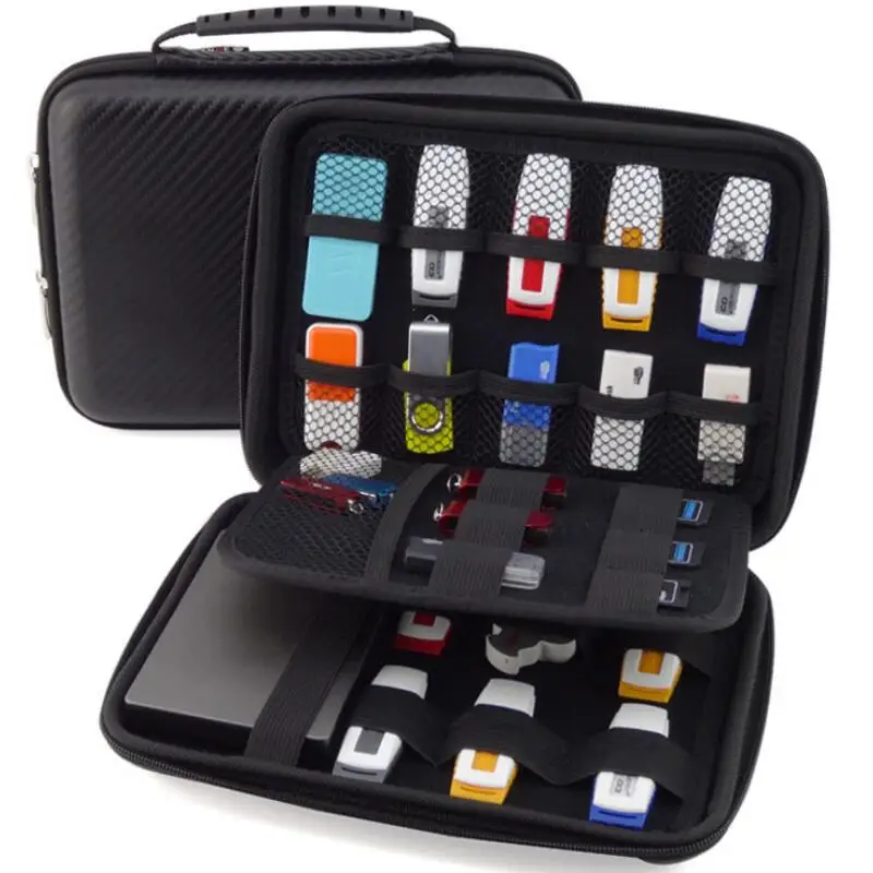 

New Big Size External Hard Disk Protector Bag USB Drive Organizer Hard Drive Bag Removable Hard Disk Case 22*16*4.5cm GH1319