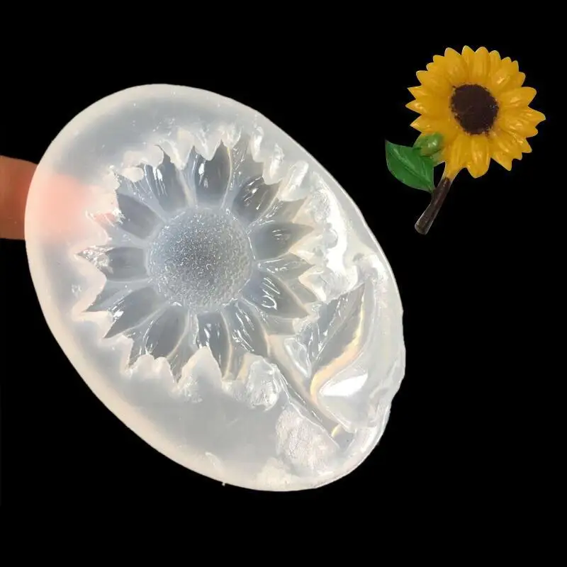 

Sunflower Shaped Fondant Cake Silicone Molds Cookies Candy Mould Chocolate Molds Cake Decorating Baking Tools