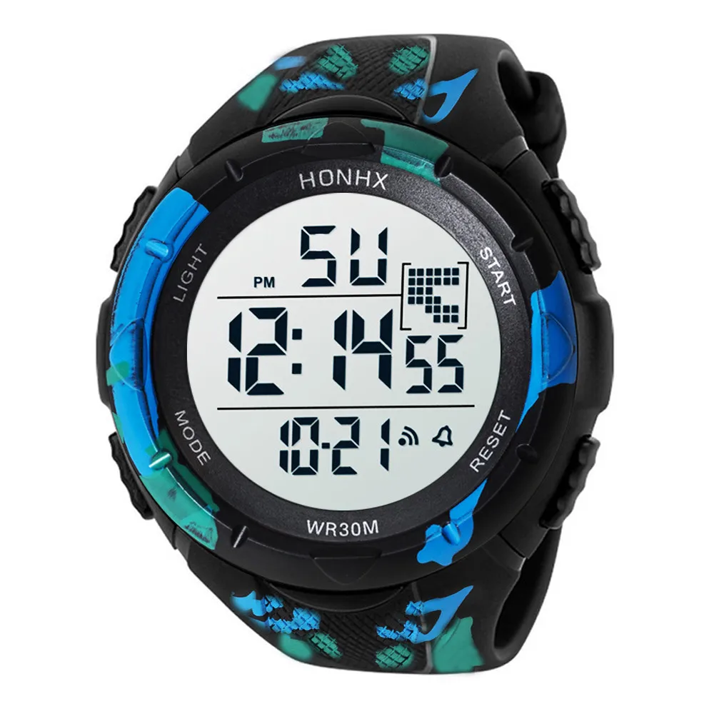 

HONHX Men Watch LED Digital Date Sports Males Quartz Watch Outdoor Electronics Men Clock Relogio Masculino#6005-492
