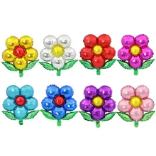 

1Pcs Flower Balloons Birthday Party Decorations Kids Foil Balloons Baby Shower Wedding Balloon Party Supplies Decoration