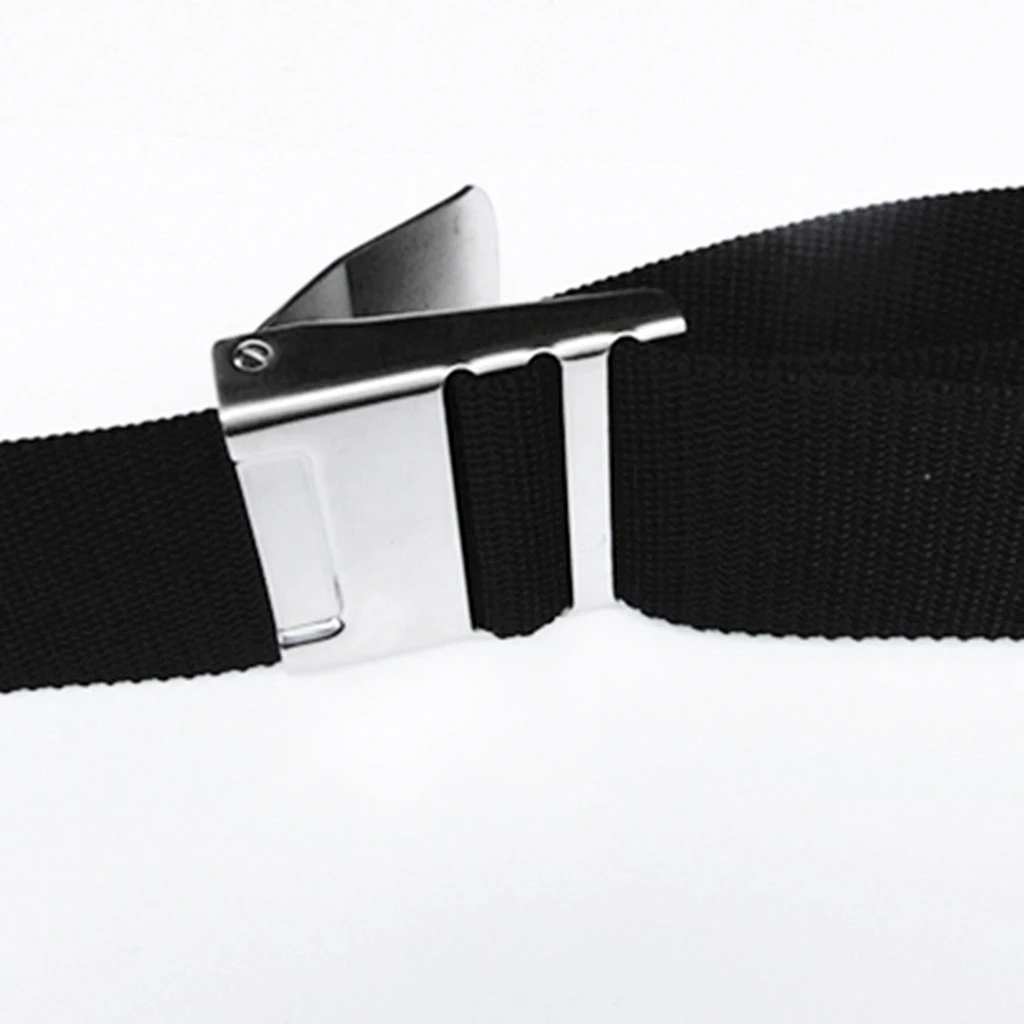Perfeclan Durable Strong Weight Belt 3 Pocket Webbing Waist Strap For Scuba Diving Free Dive Scuba Diving 