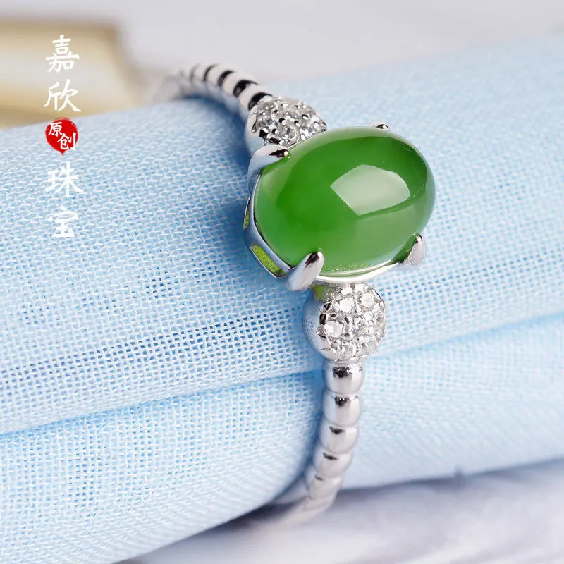 

2019 New Women Anel Feminino Jasper Ring With Certificate Manufacturer Direct Selling Fashionable Delicate And Tianyu Opening
