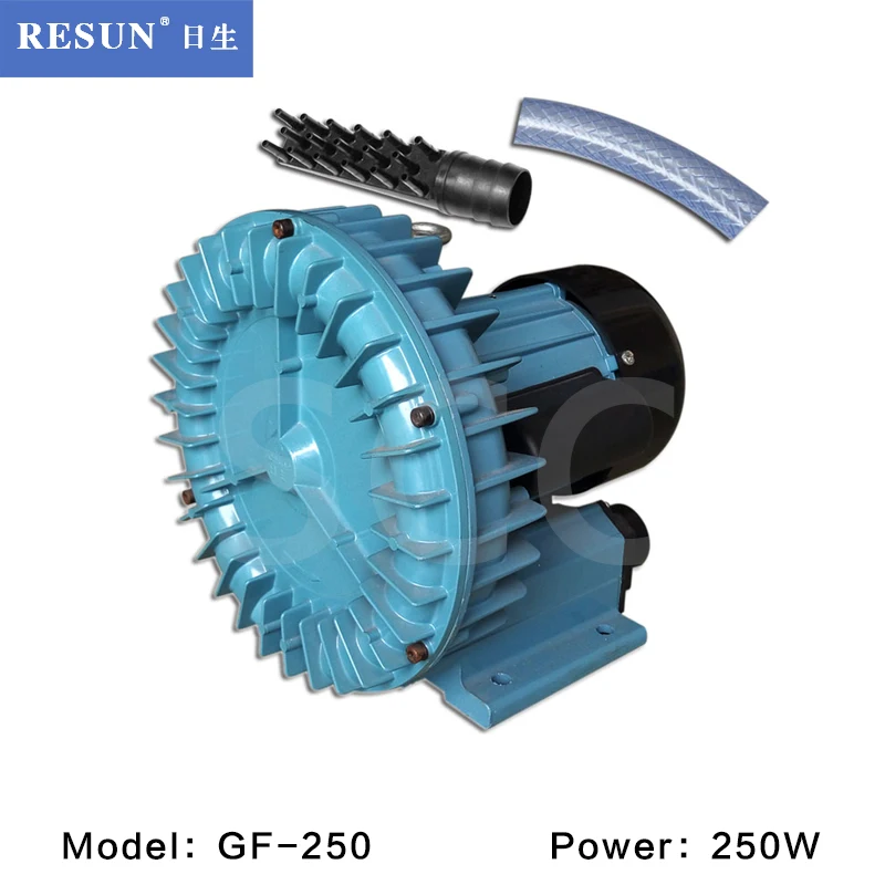 250W 450L/min RESUN GF 250 High Pressure Electric Turbo Air Blower
