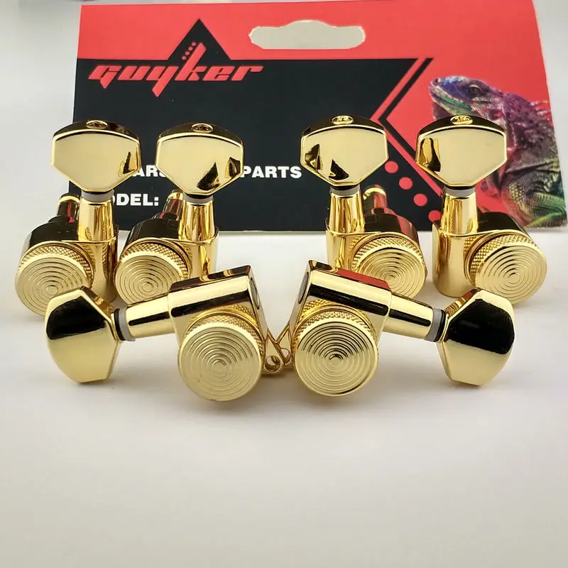 

New Gold Guitar Tuning Pegs Tuner Machine Heads JN-07SP Lock