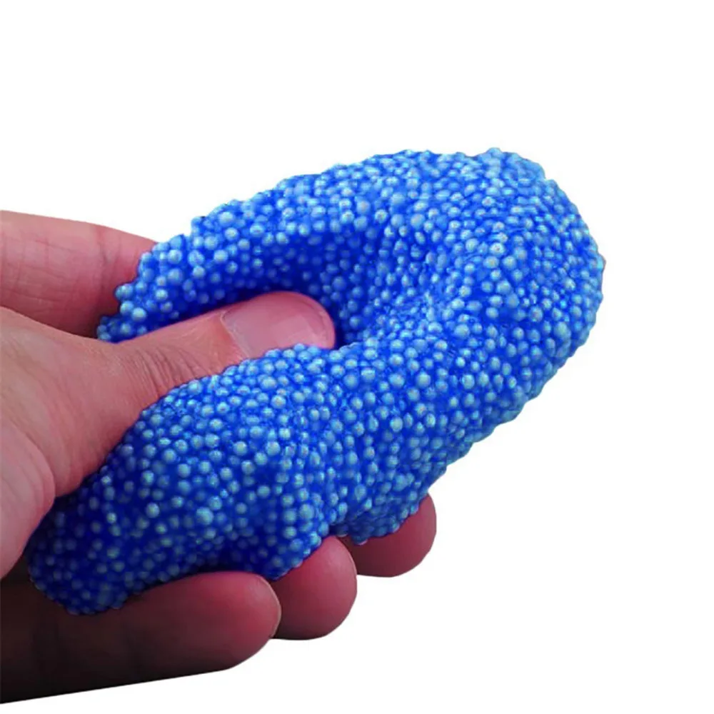 

Color Mud Snow Fluffy Floam Kid Toys Modeling Clay Education Toys Slime Children Handmade DIY Scented Stress Relief No Borax