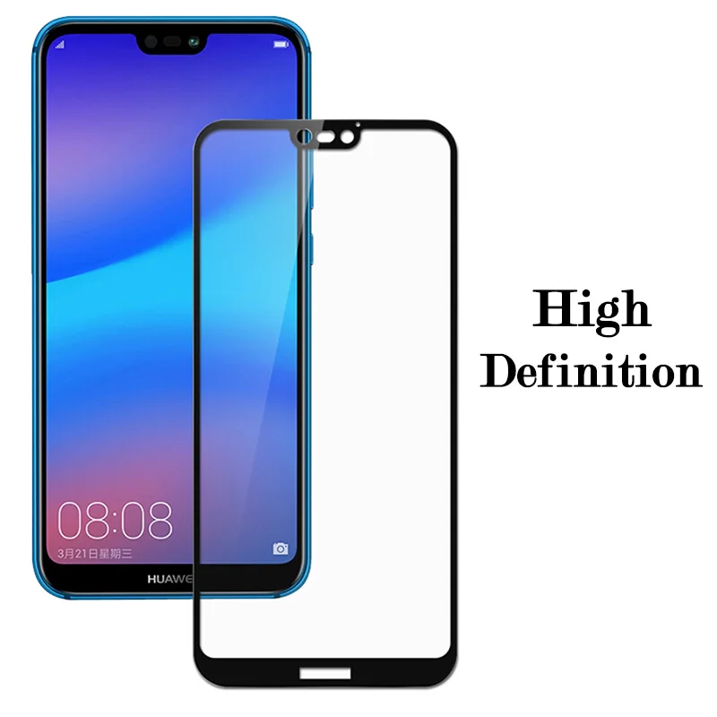 2-5D-Full-Cover-Screen-Protector-For-Huawei-P20-Lite-Blue-Colourfull-Tempered-Glass-Explosion-Proof (3)