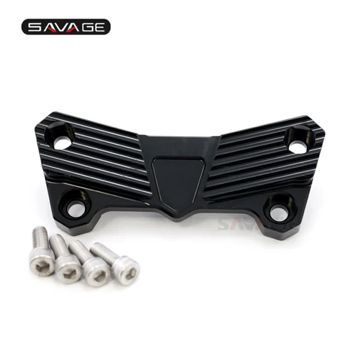 Зажимная крышка руля для KAWASAKI Z750 Z 750S 2005-2006 Z 750 2007-2009 Z 750R Z 1000 Z1000 аксессуары для мотоциклов крышка CNC - Цвет: Black