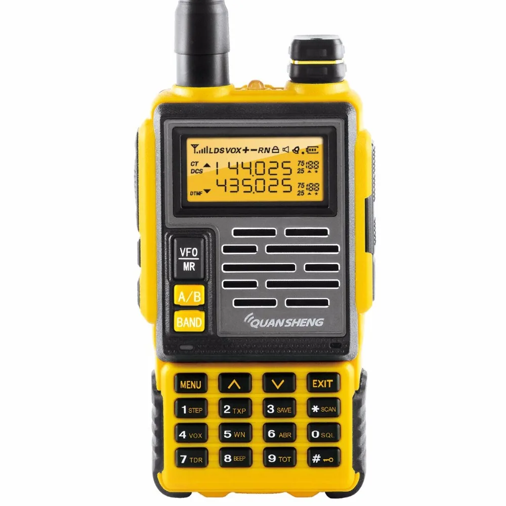 Quansheng TG-007 Walkie Talkie двухдиапазонный УКВ DTMF FM 10 км кв трансивер Long Range Любительское Портативный радио CB двухстороннее радио