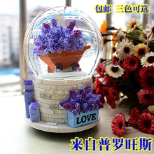 crystal ball floating snow font b music b font font b box b font font b