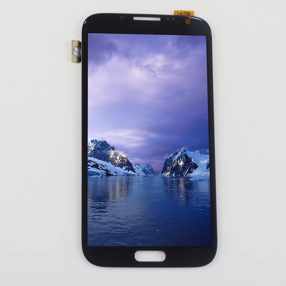 

Grey / White For Samsung Galaxy Note 2 N7100 Touch Screen Digitizer Sesnsor Panel Glass + LCD Display Monitor Module Assembly