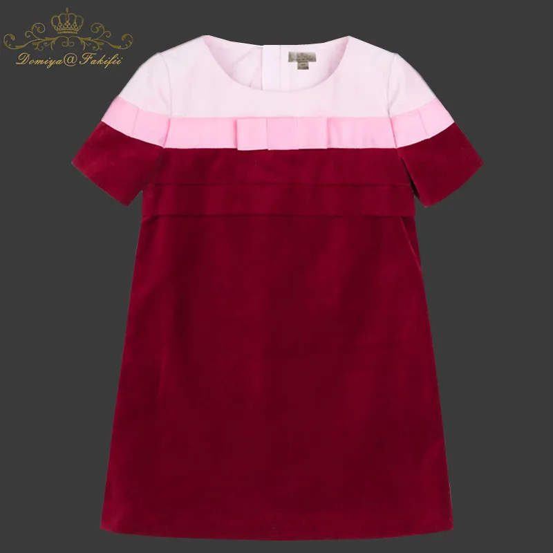 

Summer 2018 Toddler Kid Baby Girl Velvet Formal Dresses Kid Girl Flower Princess A-line Dress For Girl Wedding Children Clothing