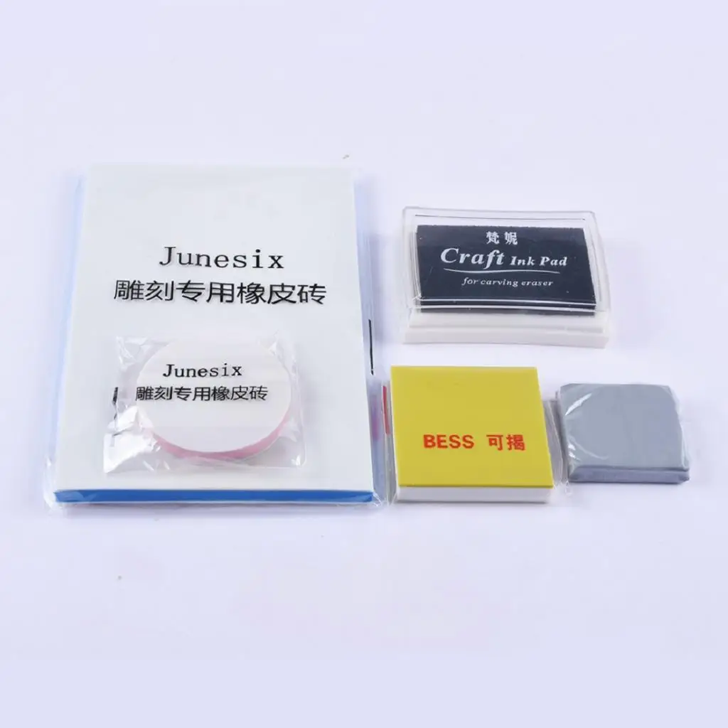Rubber Stamp Carving Start Kit Rubber Block With Carving Tool,Drawings,for Scrapbooking,Card Making, Kids Toys Craft DIY Project