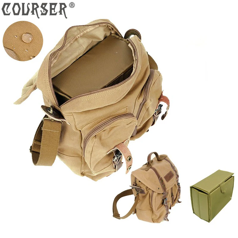 

Canvas camera shoulder bag with partition padded inside camera bag for SLR cameras digital bag PACPF1006