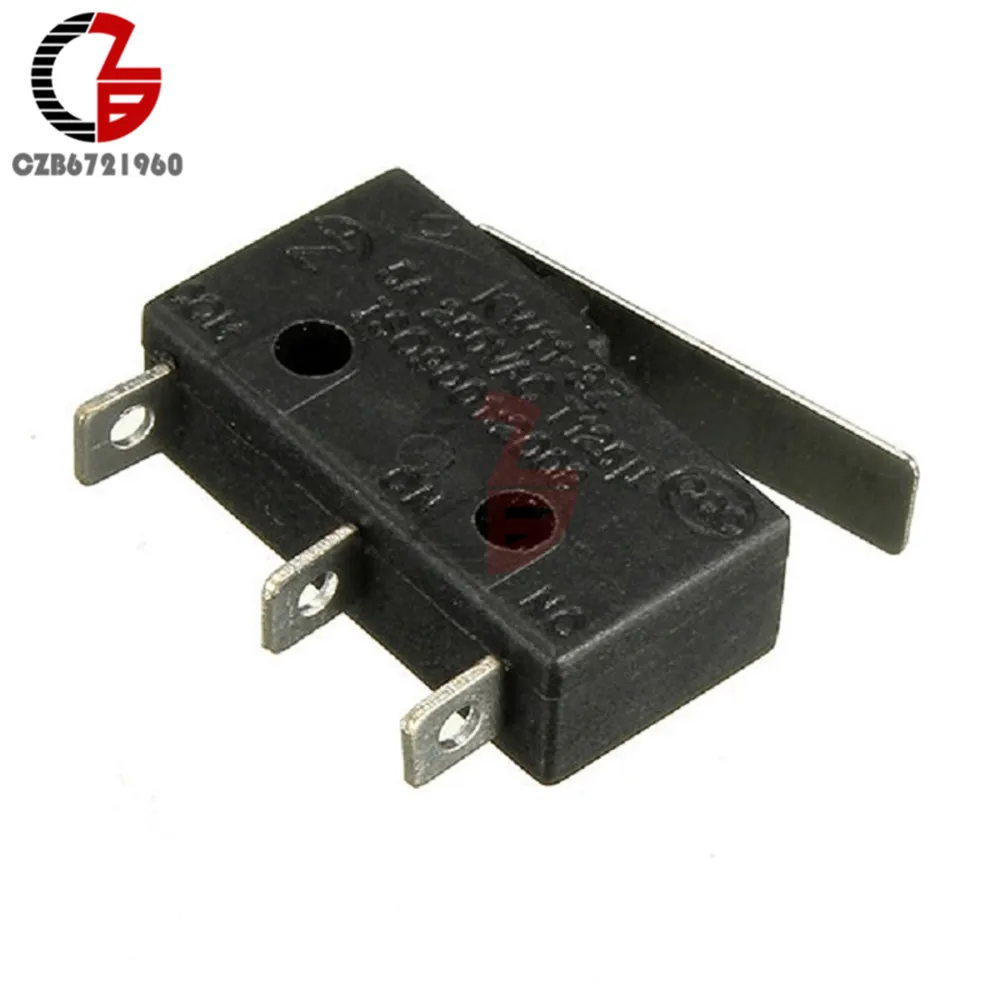 

10Pcs KW11-3Z 5A 250V Microswitch 3Pin Tact Switch Buckle Micro Switch Sensitive Switch for Household Appliances