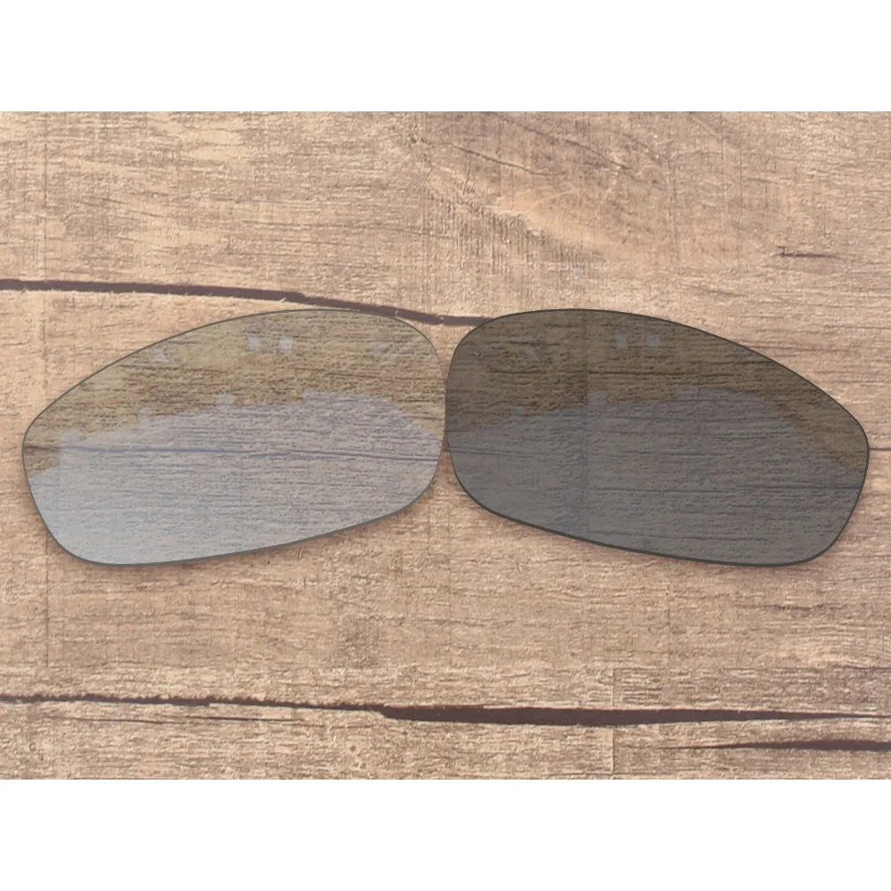 

Vonxyz Grey Photochromic Polarized Replacement Lenses for-Oakley Split Jacket Frame