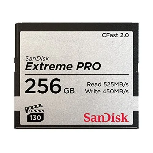 Sandisk Extreme Pro CF карт 64 Гб 128 ГБ 256 CFAST2.0 525 МБ/с. VPG130 FullHD видео в формате 4K карты для Canon 3D Mark2 1DX2 XC15 XC10 C700