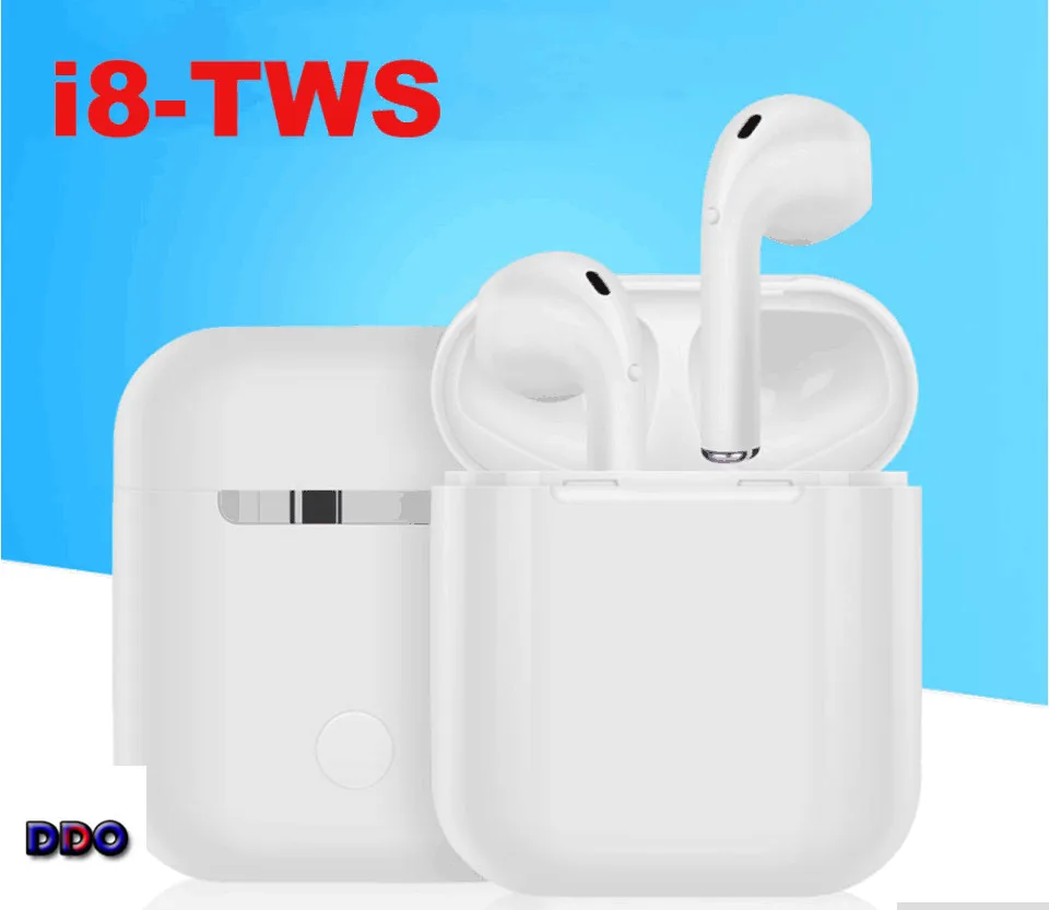 AZN i8s/i8x/i9/i9s/i10 TWS зарядная коробка беспроводные bluetooth наушники с микрофоном для iPhone