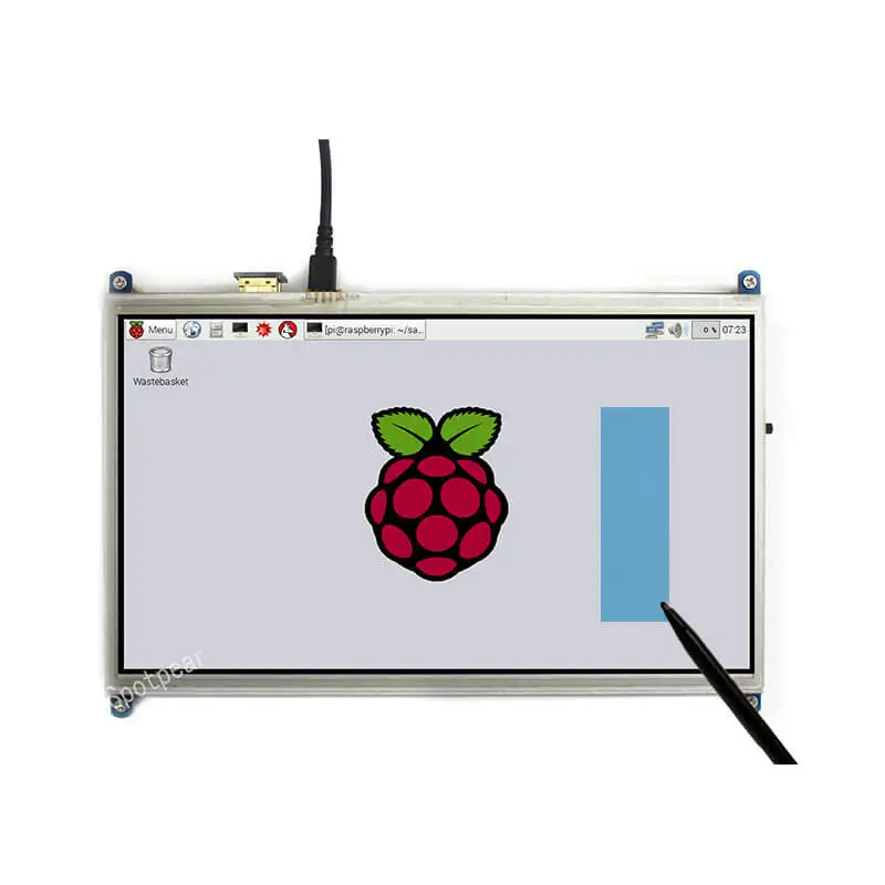 

Raspberry pi 10.1 inch LCD resistive touchscreen HDMI 10.1inch 1024X600 bigger than 7 inch and 5 inch touch screen tft display