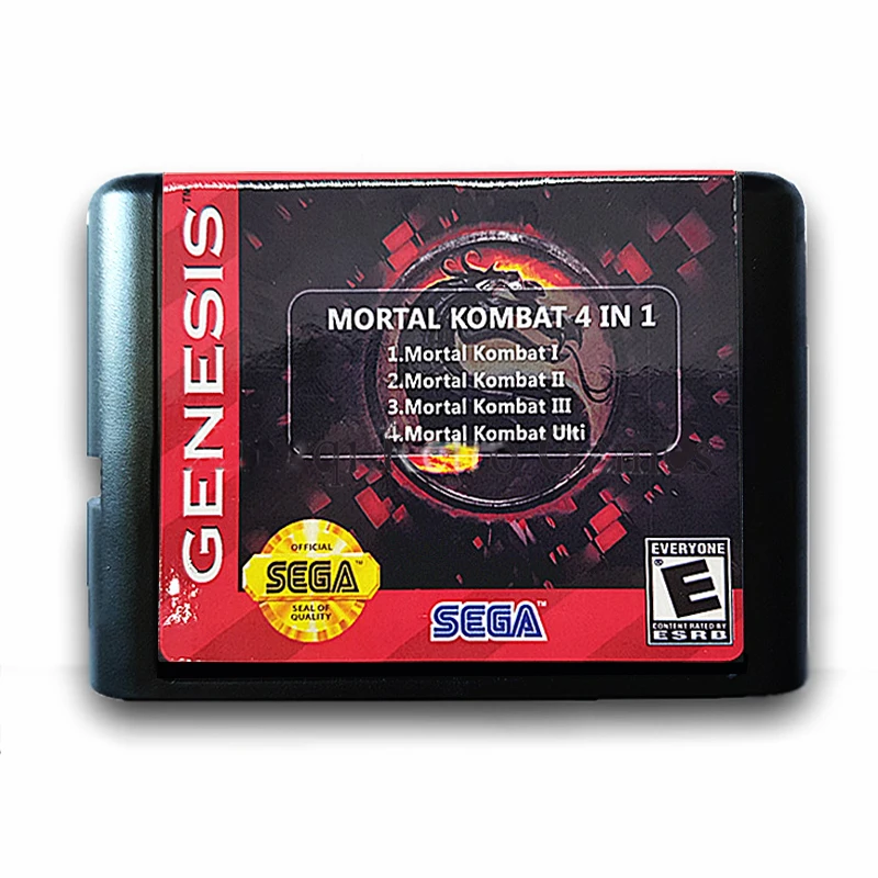 

Mortal Kombat 4 in 1 with Saving Function 16 bit Game Cartridge for Sega for MegaDrive Genesis PAL and NTSC Video Console