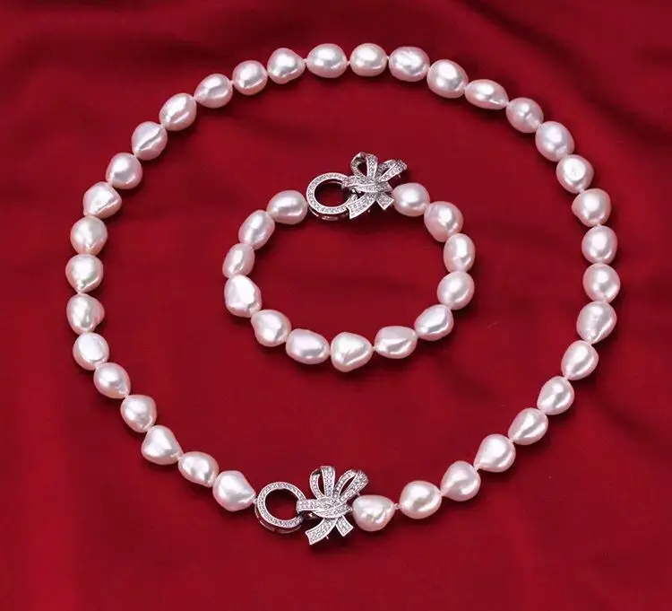 WATTENS натуральный жемчуг ожерелье/браслет наборы, жемчужные Ювелирные наборы для женщин аксессуары вечерние ювелирные изделия Свадебный Рождественский подарок