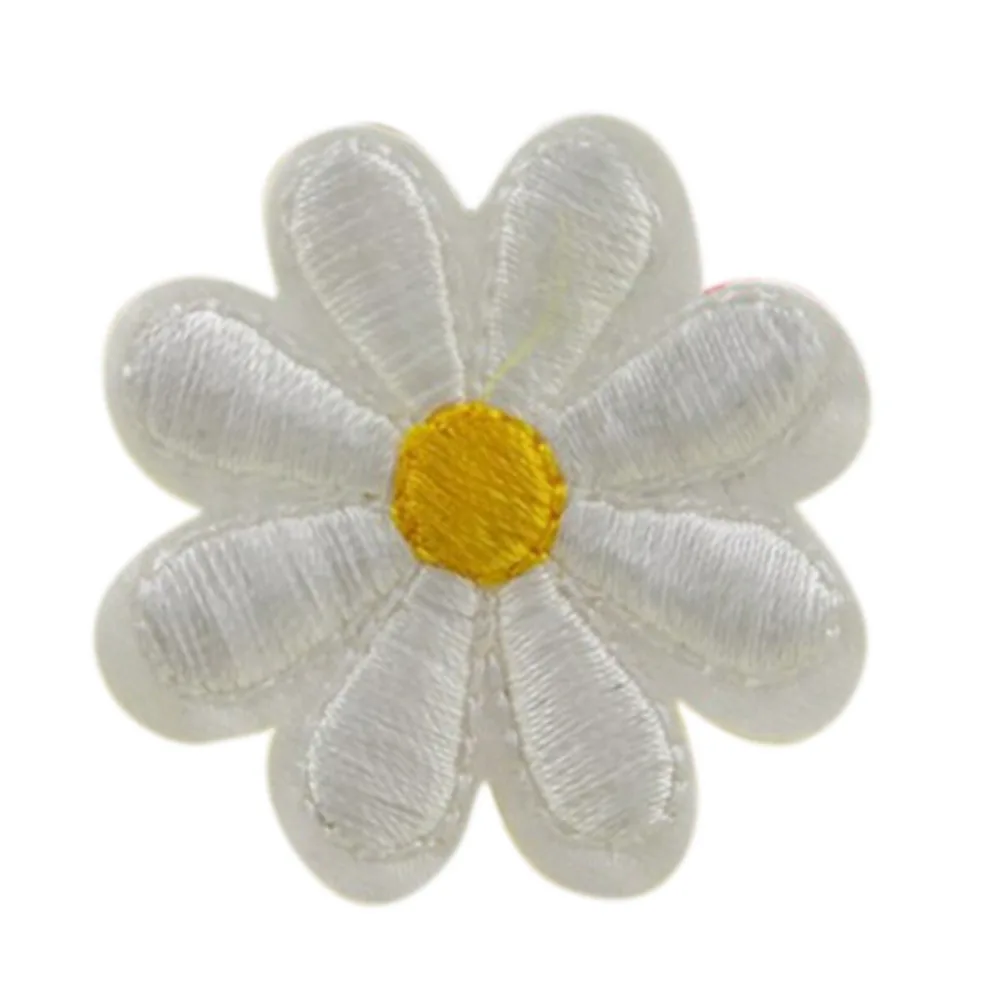 3 Pcs/set Embroidered Applique Flowers Patch Iron On Sew DIY Craft patches Clothes pants Decor accessories 11 Colors