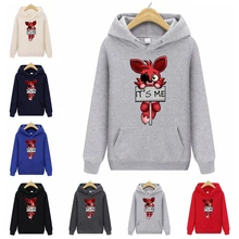 It's me Kawaii FNAF/Плюшевые мужские свитшоты с изображением лисы Весенняя Брендовая детская одежда с капюшоном для мальчиков и девочек куртка для подростков